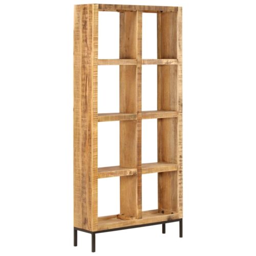 Bookshelf 80x25x175cm Solid Mango Wood - Image 9