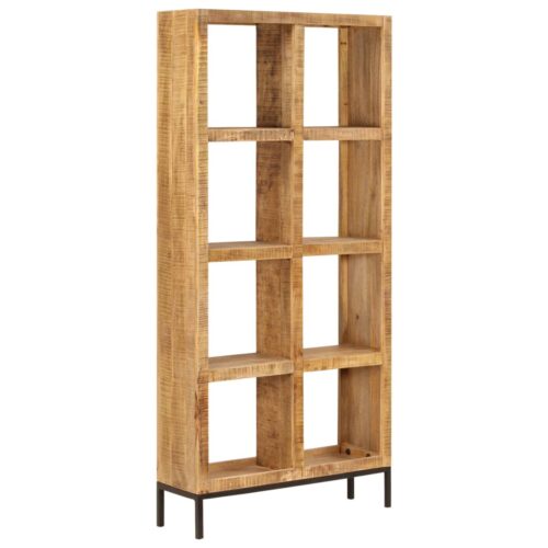 Bookshelf 80x25x175cm Solid Mango Wood - Image 10
