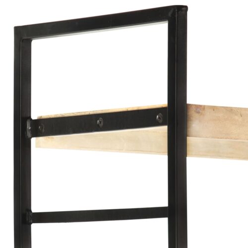 4-Tier Bookcase 80x30x180cm Solid Mango Wood - Image 6