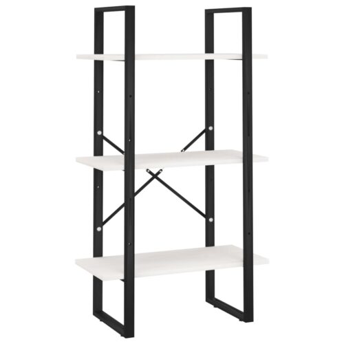 Storage Shelf White 60x30x105cm Solid Pine Wood - Image 2