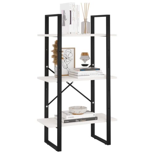 Storage Shelf White 60x30x105cm Solid Pine Wood - Image 4