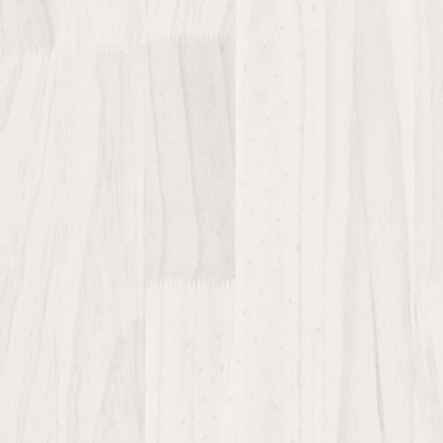 Storage Shelf White 60x30x105cm Solid Pine Wood - Image 7