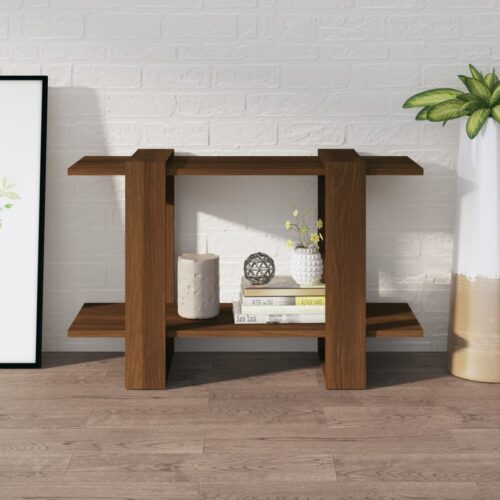 Book Cabinet/Room Divider Brown Oak 80x30x51cm - Image 3