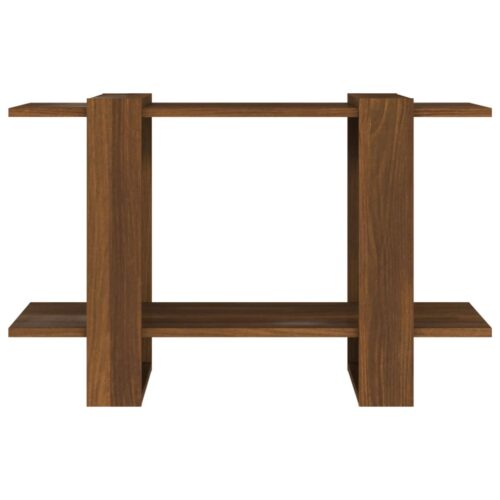Book Cabinet/Room Divider Brown Oak 80x30x51cm - Image 5
