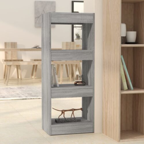 Book Cabinet/Room Divider Grey Sonoma 40x30x103cm Engineered Wood