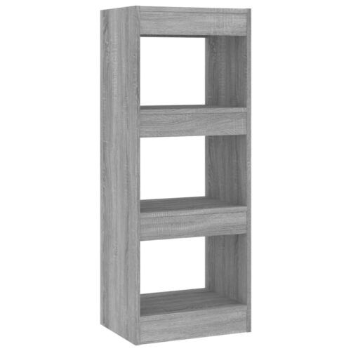 Book Cabinet/Room Divider Grey Sonoma 40x30x103cm Engineered Wood - Image 2