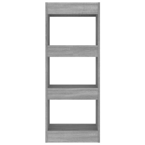 Book Cabinet/Room Divider Grey Sonoma 40x30x103cm Engineered Wood - Image 4