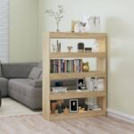 Book Cabinet/Room Divider Sonoma Oak 100x30x135cm