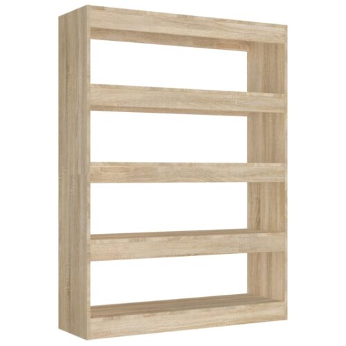 Book Cabinet/Room Divider Sonoma Oak 100x30x135cm - Image 2
