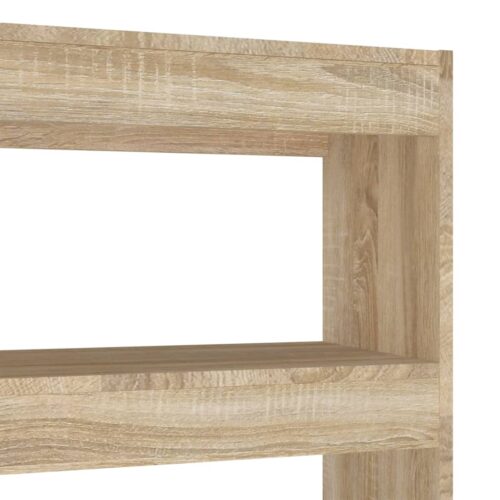 Book Cabinet/Room Divider Sonoma Oak 100x30x135cm - Image 5