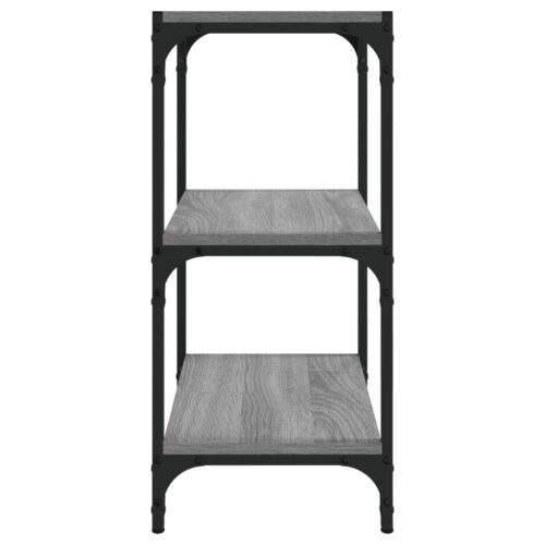 Book Cabinet Grey Sonoma 40x33x70.5cm Engineered Wood Steel - Image 6