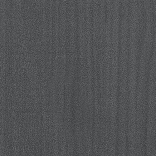 Book Cabinet/Room Divider Grey 40x35x103cm Solid Pinewood - Image 7