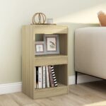 Book Cabinet/Room Divider Sonoma Oak 40x30x72cm