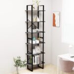 Storage Shelf Grey 60x30x210cm Engineered Wood