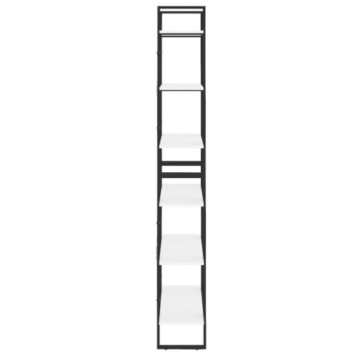 High Cabinet White 80x30x210cm Engineered Wood - Image 6