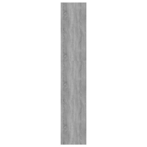 Book Cabinet/Room Divider Concrete Grey 60x30x166cm Engineered Wood - Image 5