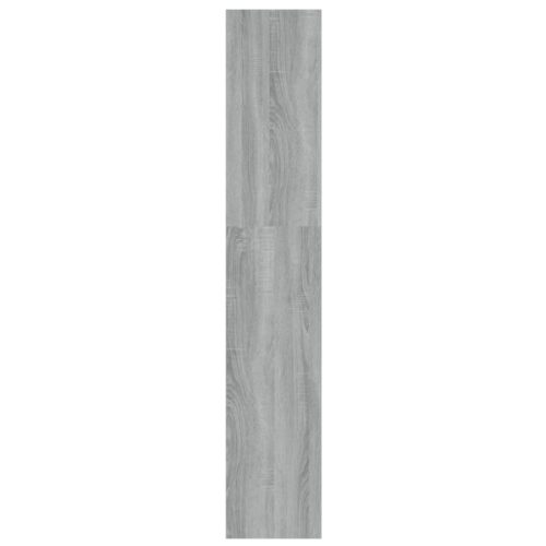 Book Cabinet/Room Divider Grey Sonoma 100x30x166cm - Image 6
