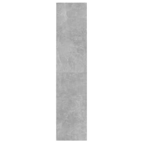 Book Cabinet/Room Divider Concrete Grey 40x30x135cm - Image 7