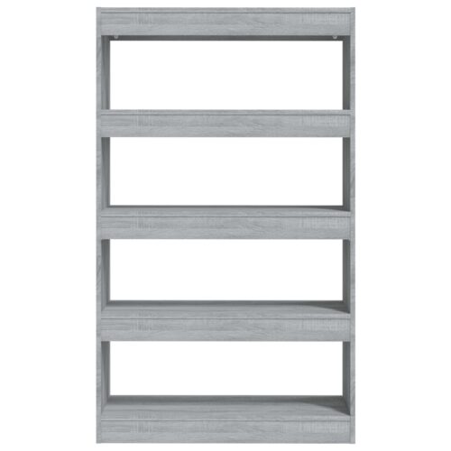 Book Cabinet/Room Divider Grey Sonoma 80x30x135cm Engineered Wood - Image 5