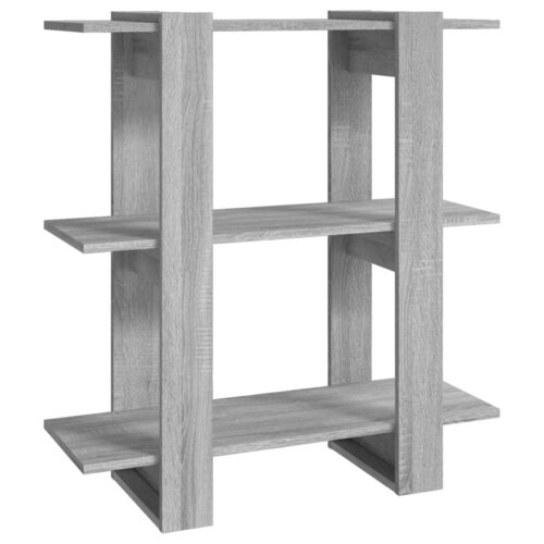 Book Cabinet/Room Divider Grey Sonoma 80x30x87cm - Image 2