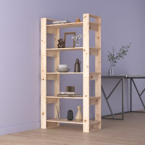 Book Cabinet/Room Divider 80x35x160cm Solid Wood