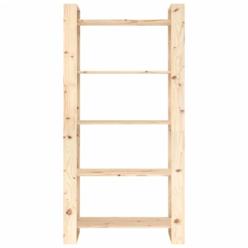 Book Cabinet/Room Divider 80x35x160cm Solid Wood - Image 5