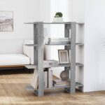 Book Cabinet/Room Divider Grey Sonoma 100x30x123.5cm