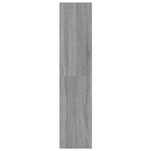 Book Cabinet/Room Divider Grey Sonoma 100x30x135cm - Image 4