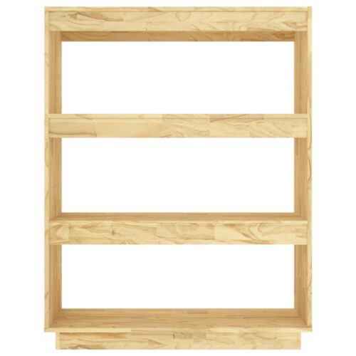 Book Cabinet/Room Divider 80x35x103cm Solid Pinewood - Image 5