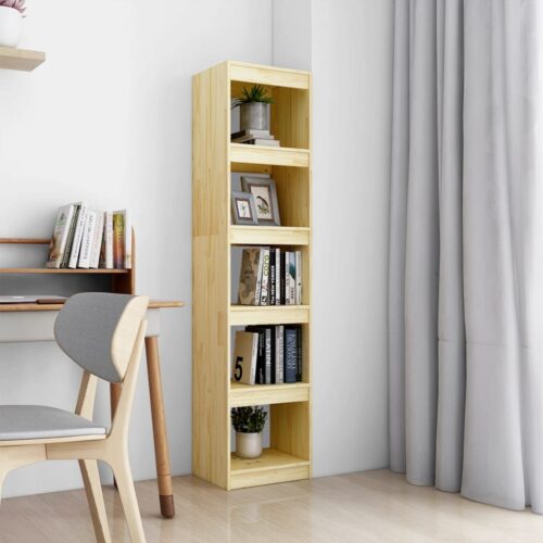 Book Cabinet/Room Divider 40x30x167.5cm Solid Pinewood