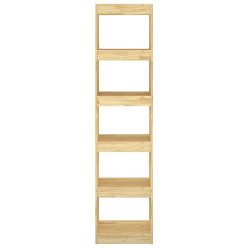 Book Cabinet/Room Divider 40x30x167.5cm Solid Pinewood - Image 5