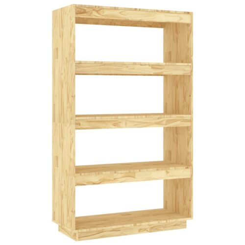 Book Cabinet/Room Divider 80x35x135cm Solid Pinewood - Image 2
