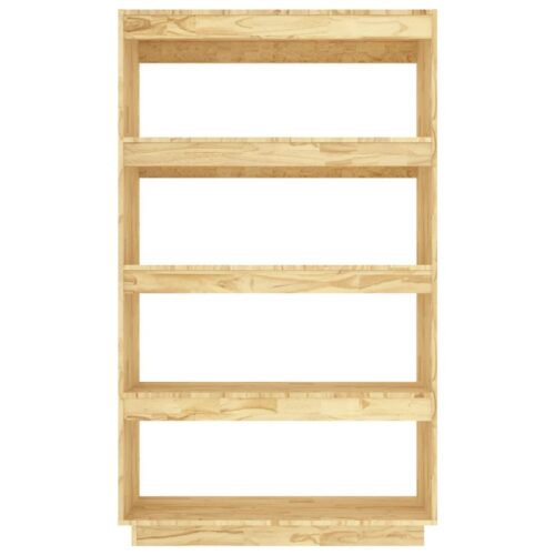 Book Cabinet/Room Divider 80x35x135cm Solid Pinewood - Image 5
