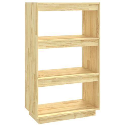Book Cabinet/Room Divider 60x35x103cm Solid Pinewood - Image 2