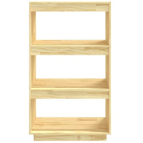Book Cabinet/Room Divider 60x35x103cm Solid Pinewood - Image 5