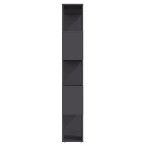 Book Cabinet Room Divider Grey 60x24x155cm Engineered Wood - Image 6