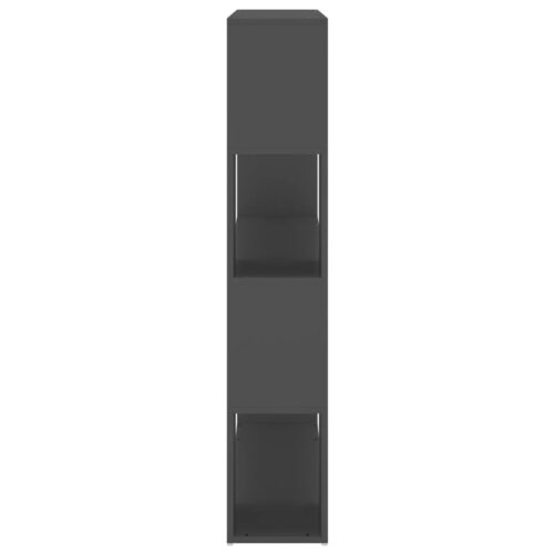 Book Cabinet Room Divider Grey 100x24x124cm - Image 6