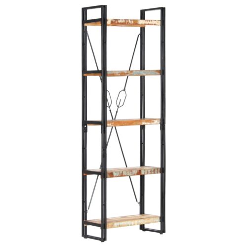 5-Tier Bookcase 60x30x180cm Solid Reclaimed Wood - Image 10