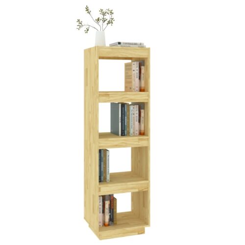 Book Cabinet/Room Divider 40x35x135cm Solid Pinewood - Image 4