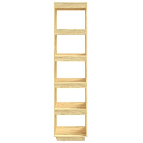 Book Cabinet/Room Divider 40x35x167cm Solid Pinewood - Image 5