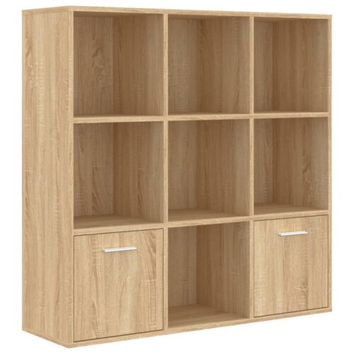 Wooden Bookshelf Display Storage Tier Cabinet Shelf Rack Bookcase Organizer Oak