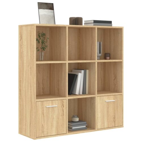 Wooden Bookshelf Display Storage Tier Cabinet Shelf Rack Bookcase Organizer Oak - Image 4