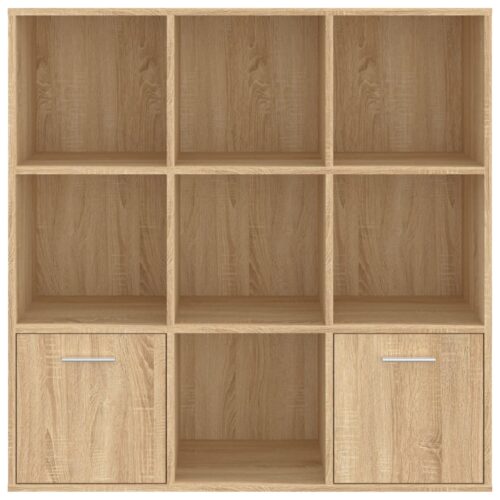 Wooden Bookshelf Display Storage Tier Cabinet Shelf Rack Bookcase Organizer Oak - Image 6