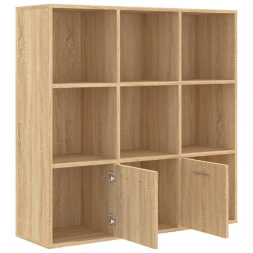 Wooden Bookshelf Display Storage Tier Cabinet Shelf Rack Bookcase Organizer Oak - Image 7