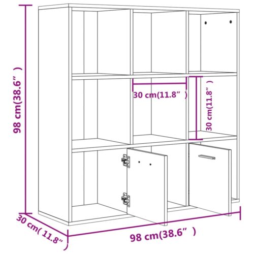Wooden Bookshelf Display Storage Tier Cabinet Shelf Rack Bookcase Organizer Oak - Image 10