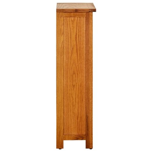Bookcase 45x22.5x82cm Solid Oak Wood - Image 3