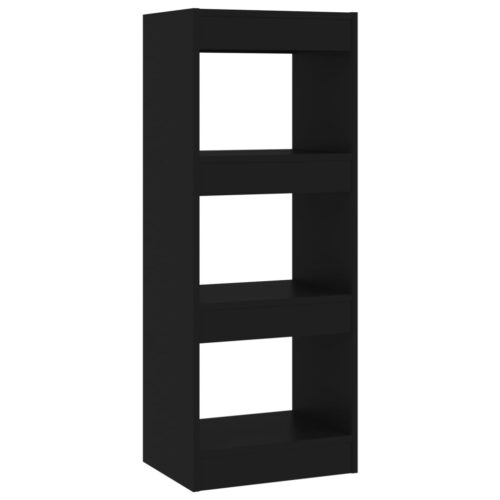 Book Cabinet/Room Divider Black 40x30x103cm Engineered Wood - Image 2