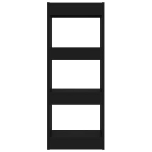 Book Cabinet/Room Divider Black 40x30x103cm Engineered Wood - Image 5