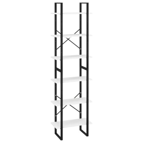 Storage Shelf White 60x30x210cm Engineered Wood - Image 2