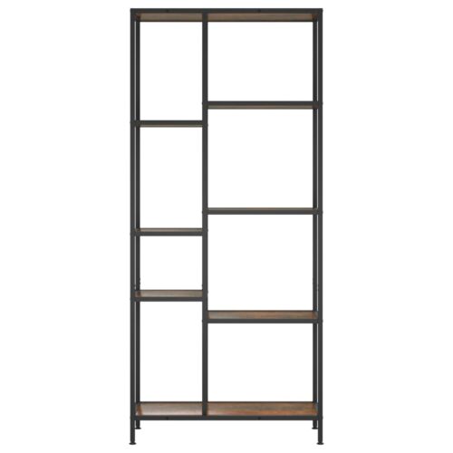 Book Shelf 80x30x180cm Steel Engineered Wood - Image 3